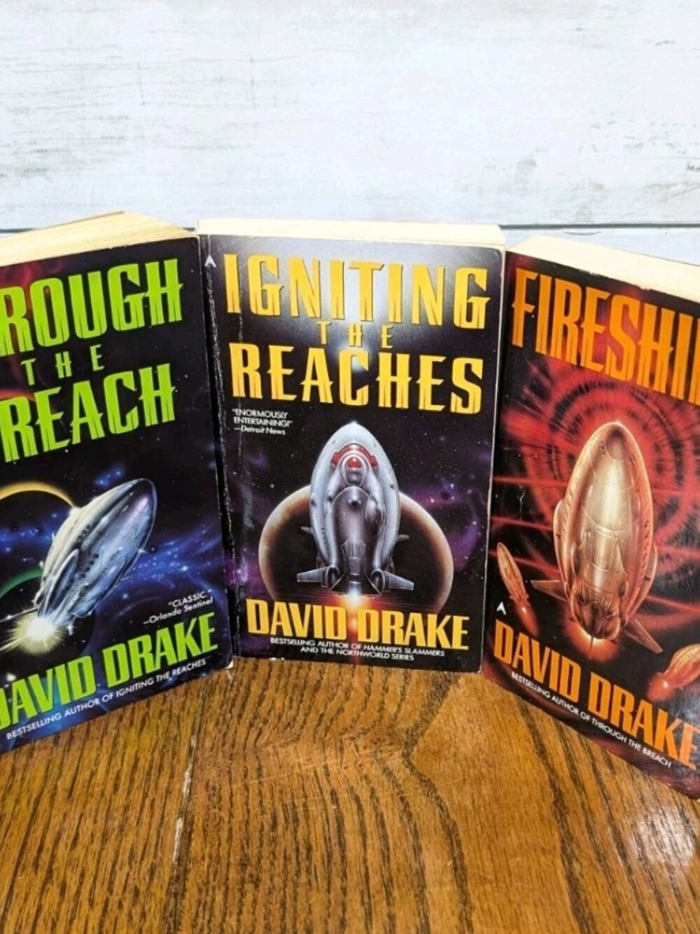 David Drake THE REACHES TRILOGY: Igniting Reaches, Through Breach, Fireships